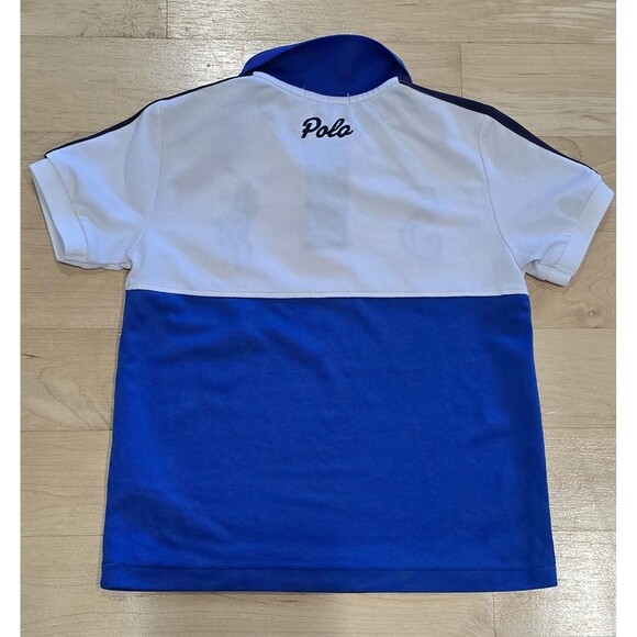 Ralph Lauren Polo Shirt Boys 4 Big Pony Number Crest Preppy Designer Sport Youth - Picture 5 of 5